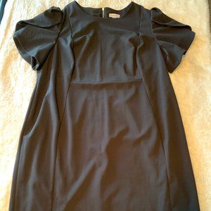 Black short sleeve Plus Size Calvin Klein dress